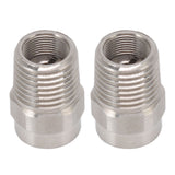 2PCS Misting Nozzle G1/4 Male Thread Flat Head Stainless Steel Atomization Sprayer for Garden Watering