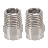 2PCS Misting Nozzle G1/4 Male Thread Flat Head Stainless Steel Atomization Sprayer for Garden Watering