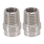 2PCS Misting Nozzle G1/4 Male Thread Flat Head Stainless Steel Atomization Sprayer for Garden Watering