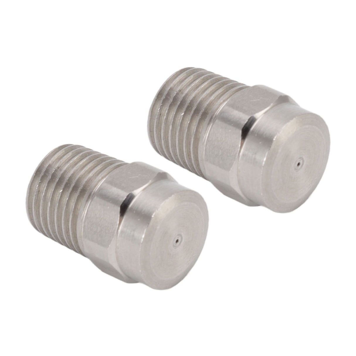 2PCS Misting Nozzle G1/4 Male Thread Flat Head Stainless Steel Atomization Sprayer for Garden Watering