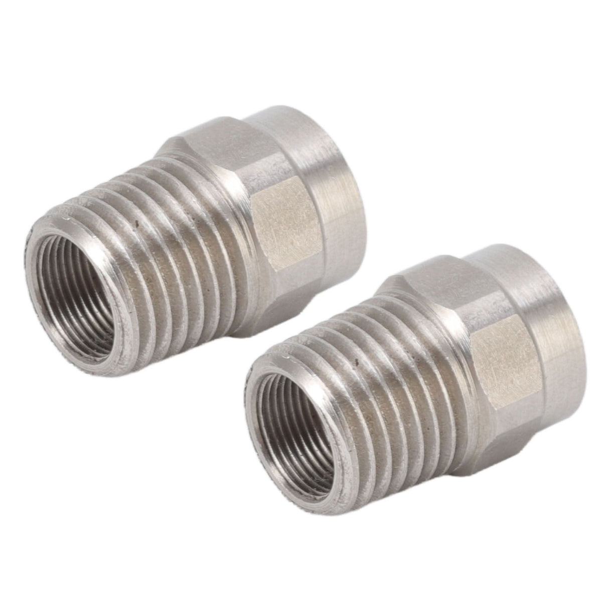 2PCS Misting Nozzle G1/4 Male Thread Flat Head Stainless Steel Atomization Sprayer for Garden Watering