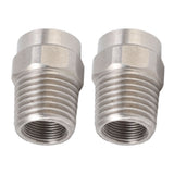 2PCS Misting Nozzle G1/4 Male Thread Flat Head Stainless Steel Atomization Sprayer for Garden Watering