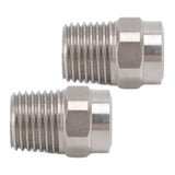 2PCS Misting Nozzle G1/4 Male Thread Flat Head Stainless Steel Atomization Sprayer for Garden Watering - Low Angle