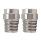 2PCS Misting Nozzle G1/4 Male Thread Flat Head Stainless Steel Atomization Sprayer for Garden Watering - Extra Image