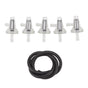 Fuel Filter Kit 90 Degrees Right Angle Inline Fuel Filter for DT100 DT125 DT175 BW350 BW50 BW80 1/4 6mm 7mm