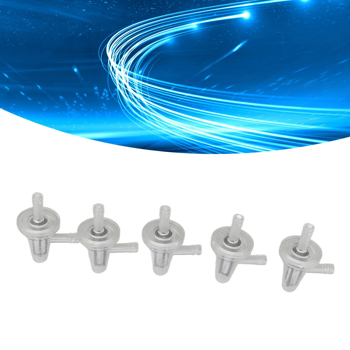 Fuel Filter Kit 90 Degrees Right Angle Inline Fuel Filter for DT100 DT125 DT175 BW350 BW50 BW80 1/4 6mm 7mm