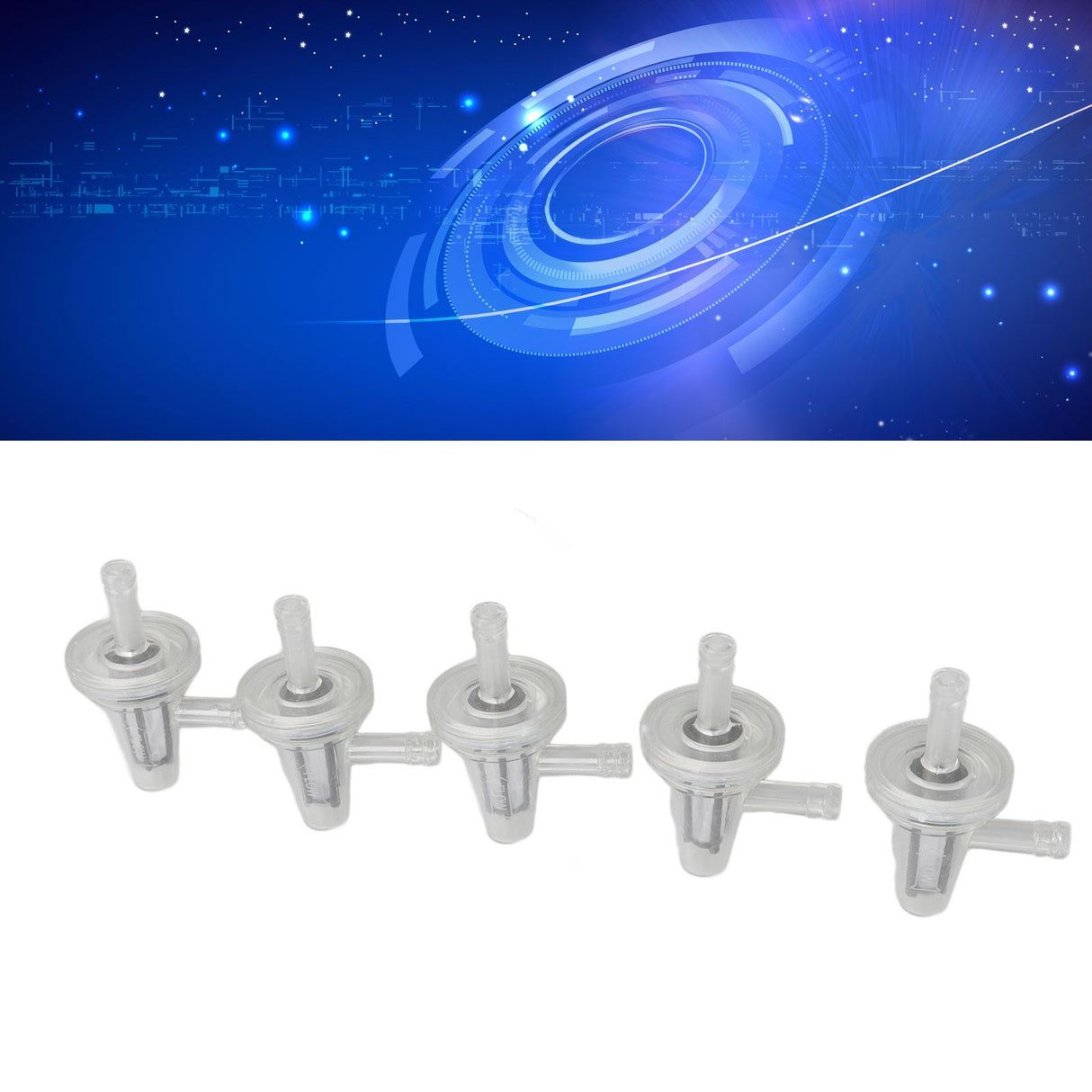 Fuel Filter Kit 90 Degrees Right Angle Inline Fuel Filter for DT100 DT125 DT175 BW350 BW50 BW80 1/4 6mm 7mm