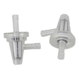 Fuel Filter Kit 90 Degrees Right Angle Inline Fuel Filter for DT100 DT125 DT175 BW350 BW50 BW80 1/4 6mm 7mm