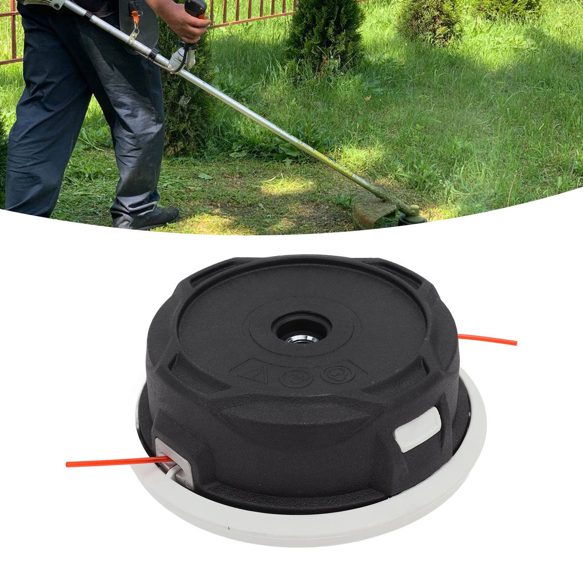 Grass Trimmer Head ABS M14x1.5MM 16cm Diameter Brush Cutter Accessory for Garden Tools ST 4002 710 2170