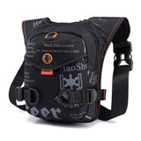 Motorcycle Leg Bag Portable Waterproof Nylon Waist Pack Outdoor Cycling Cross Chest Bag