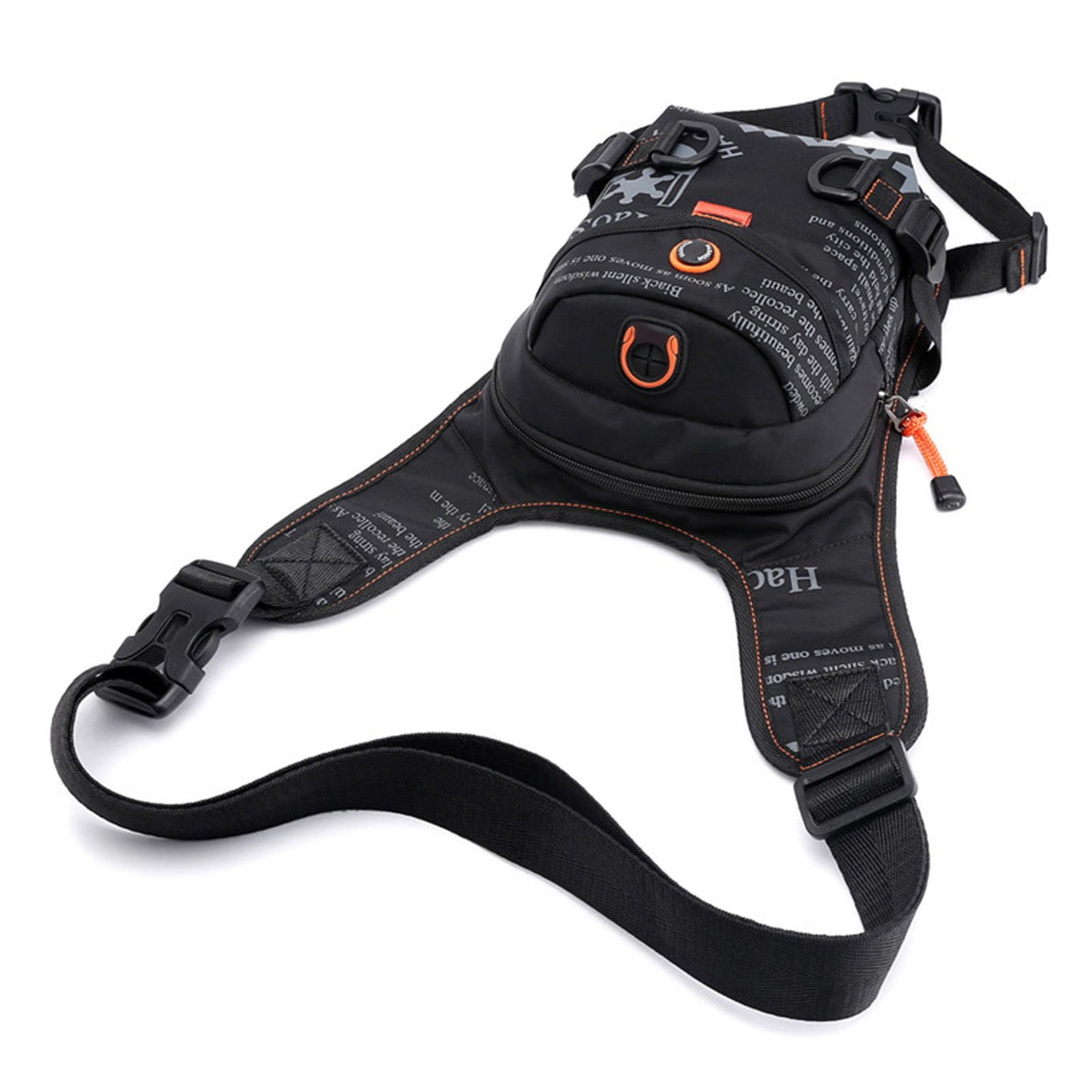Motorcycle Leg Bag Portable Waterproof Nylon Waist Pack Outdoor Cycling Cross Chest Bag