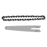 6 Inch Chains Replacement and 6 Inch Chainsaw Guide Plate for Electric Saw Parts Wood Cutting Accessories