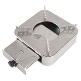 Alcohol Stove Stainless Steel Silver One Piece Design Drawer Structure Spirit Burner for Home Hiking