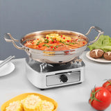 Alcohol Stove Stainless Steel Silver One Piece Design Drawer Structure Spirit Burner for Home Hiking