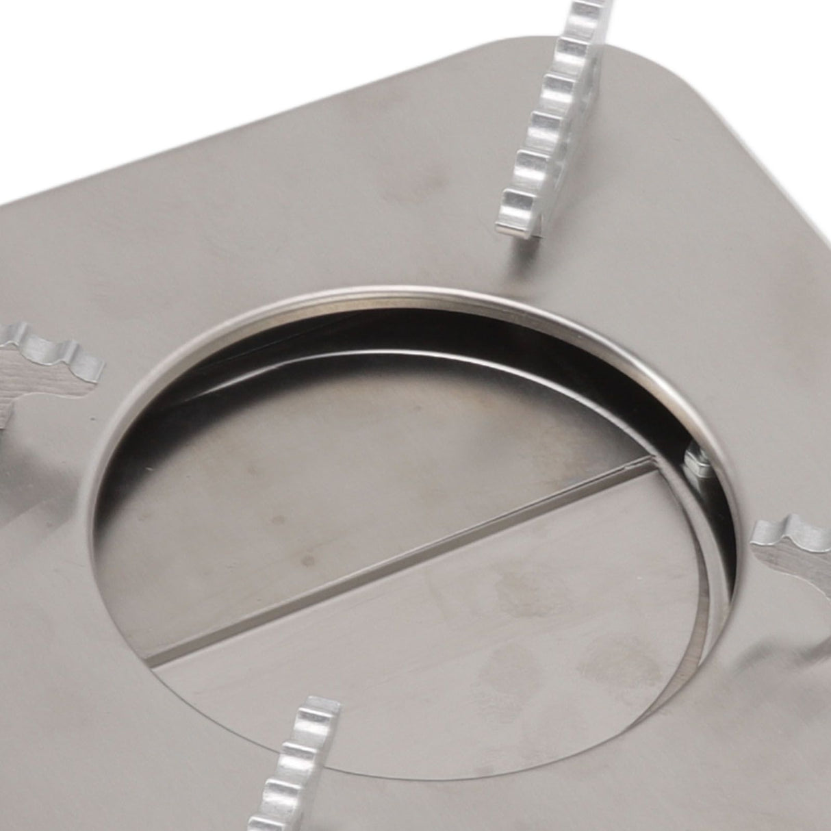 Alcohol Stove Stainless Steel Silver One Piece Design Drawer Structure Spirit Burner for Home Hiking