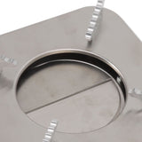 Alcohol Stove Stainless Steel Silver One Piece Design Drawer Structure Spirit Burner for Home Hiking