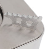 Alcohol Stove Stainless Steel Silver One Piece Design Drawer Structure Spirit Burner for Home Hiking