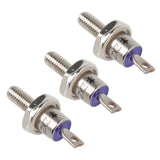 3PCS Rectifier Diode Spiral 25A Iron High Hardness Spiral Rectifier Module Replacement for Generator Cathode