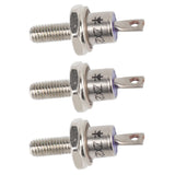 3PCS Rectifier Diode Spiral 25A Iron High Hardness Spiral Rectifier Module Replacement for Generator Cathode - Close-Up Angle