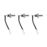 3PCS 25A ZX25 12 Diesel Generator Diode Small Portable Rectifier Diode Replacement Accessories Parts Negative Black Line
