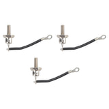 3PCS 25A ZX25 12 Diesel Generator Diode Small Portable Rectifier Diode Replacement Accessories Parts Negative Black Line - Close-Up Angle
