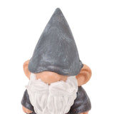 Garden Gnome Resin Structure Stable Bottom Retro Style Gnome Figurine for Patio Porch Decorations Pointed Head Brown