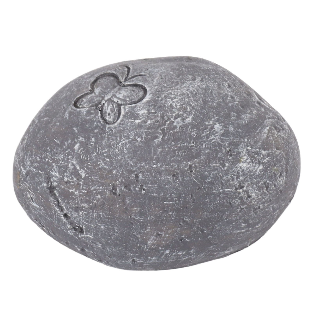 Pet Memorial Garden Stone DIY Butterfly Print Pet Cat Dog Grave Marker Resin Pet Memorial Gift Stone Grey