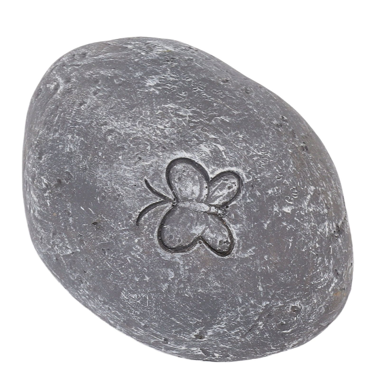 Pet Memorial Garden Stone DIY Butterfly Print Pet Cat Dog Grave Marker Resin Pet Memorial Gift Stone Grey