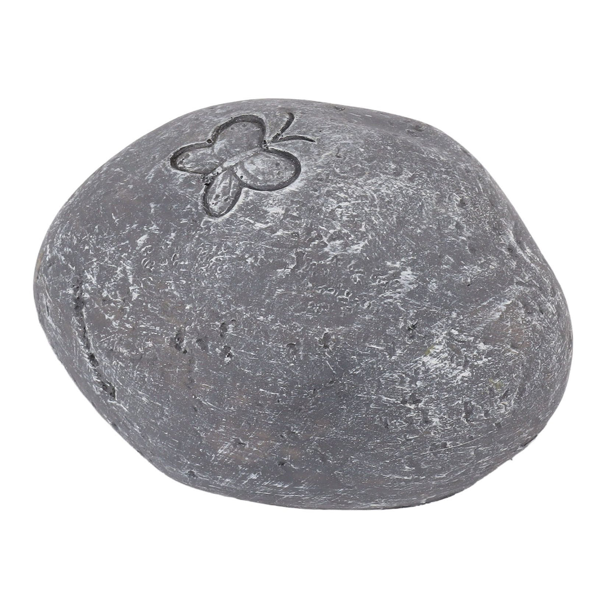 Pet Memorial Garden Stone DIY Butterfly Print Pet Cat Dog Grave Marker Resin Pet Memorial Gift Stone Grey