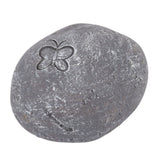 Pet Memorial Garden Stone DIY Butterfly Print Pet Cat Dog Grave Marker Resin Pet Memorial Gift Stone Grey
