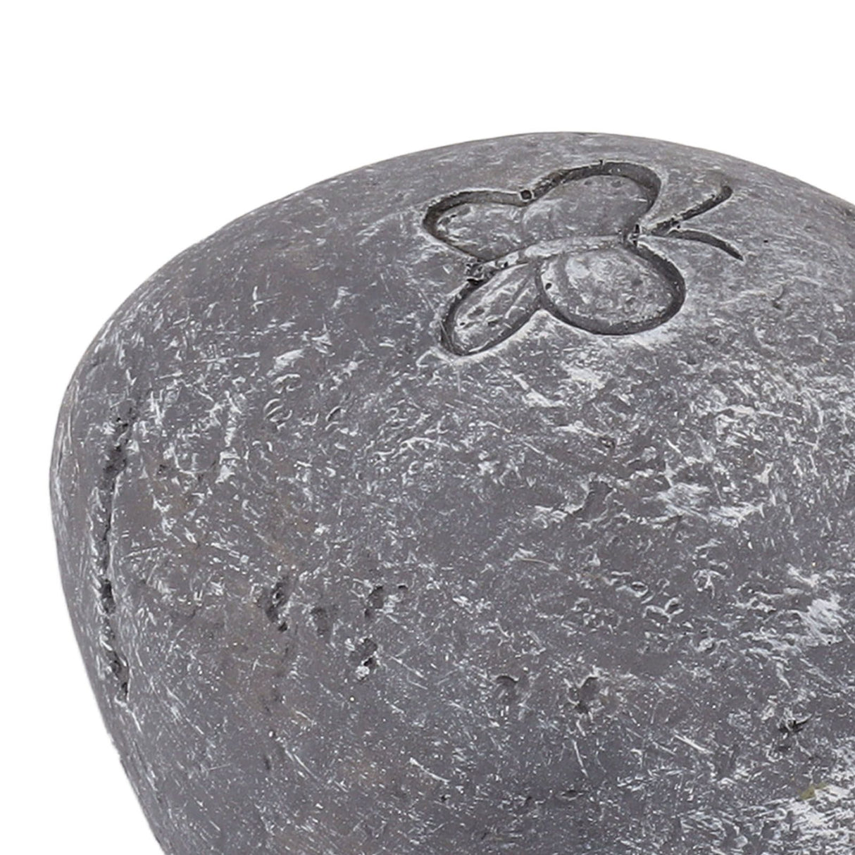 Pet Memorial Garden Stone DIY Butterfly Print Pet Cat Dog Grave Marker Resin Pet Memorial Gift Stone Grey