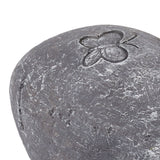 Pet Memorial Garden Stone DIY Butterfly Print Pet Cat Dog Grave Marker Resin Pet Memorial Gift Stone Grey