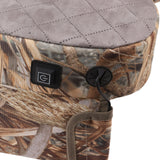 Portable Heating Seat Pad Camouflage 3 Gears Thicken USB Heated Stadium Seat Cushion Pad for Camping Hunting Fishing Reed