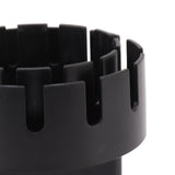 Downspout Adapter Plastic Drain Adapter Replacement Downpipe Converter Connector with Screws Black L 3x4in - Extra Image