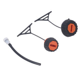 Gas Fuel Cap and Oil Cap for Stihl 020 021 023 024 025 026 028 034 Chain Saw 0000 350 0510 0000 350 0520 Replacement Parts
