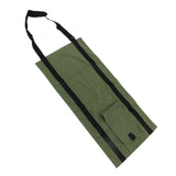 Canvas Firewood Carrier Bag Canvas Firewood Log Carrier Tote Bag with Reinforced Handle - Top-Down View