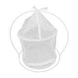 Cylindrical Iron Frame Hanging Cage Butterfly Habitat Cage Ornamental Outdoor Mesh Plant Cage