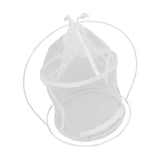 Cylindrical Iron Frame Hanging Cage Butterfly Habitat Cage Ornamental Outdoor Mesh Plant Cage