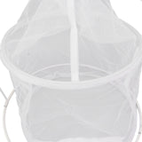 Cylindrical Iron Frame Hanging Cage Butterfly Habitat Cage Ornamental Outdoor Mesh Plant Cage - Extra Image