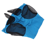 Horse Mesh Fly Mask Breathable Elastic Horse Face Mask with Ears Protection Riding Equestrian Equipment Blue