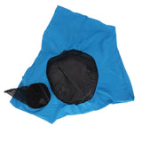 Horse Mesh Fly Mask Breathable Elastic Horse Face Mask with Ears Protection Riding Equestrian Equipment Blue - Extra Image