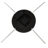 Solar Powered Bird Bath Fountain 3.5W RGB LED Solar Fountain Pump with Colorful LED Lights for Garden Small Pond Outdoor Swimming Pool Fish Tank - Top-Down View