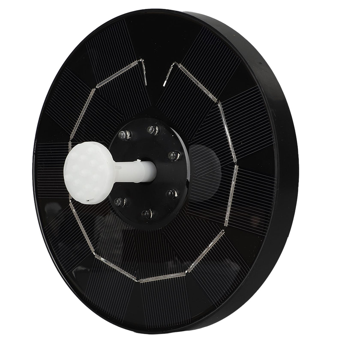Solar Powered Bird Bath Fountain 3.5W RGB LED Solar Fountain Pump with Colorful LED Lights for Garden Small Pond Outdoor Swimming Pool Fish Tank