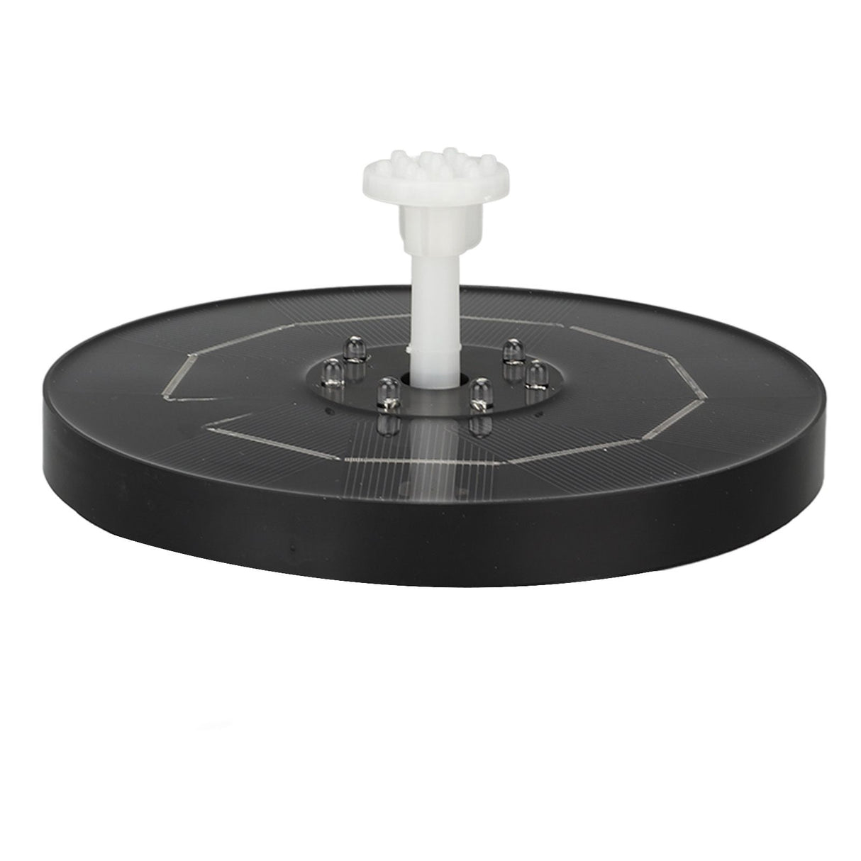 Solar Powered Bird Bath Fountain 3.5W RGB LED Solar Fountain Pump with Colorful LED Lights for Garden Small Pond Outdoor Swimming Pool Fish Tank