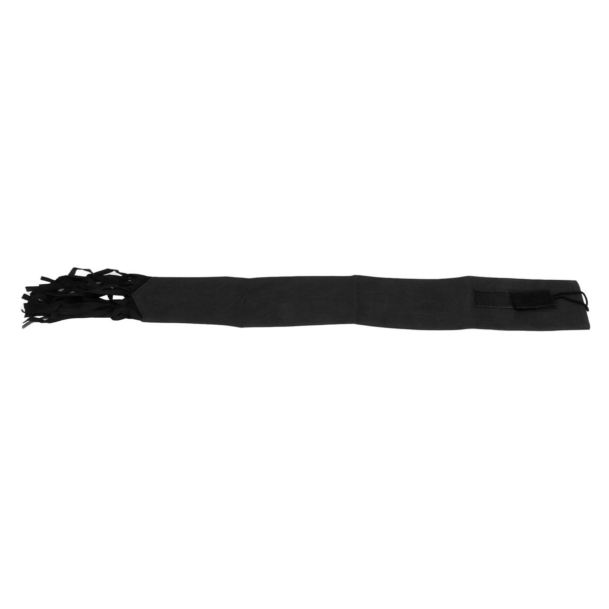 Horse Tail Protection Bag Non Woven Fabric Horsetail Guard with Fringe Hook and Loop Design Black