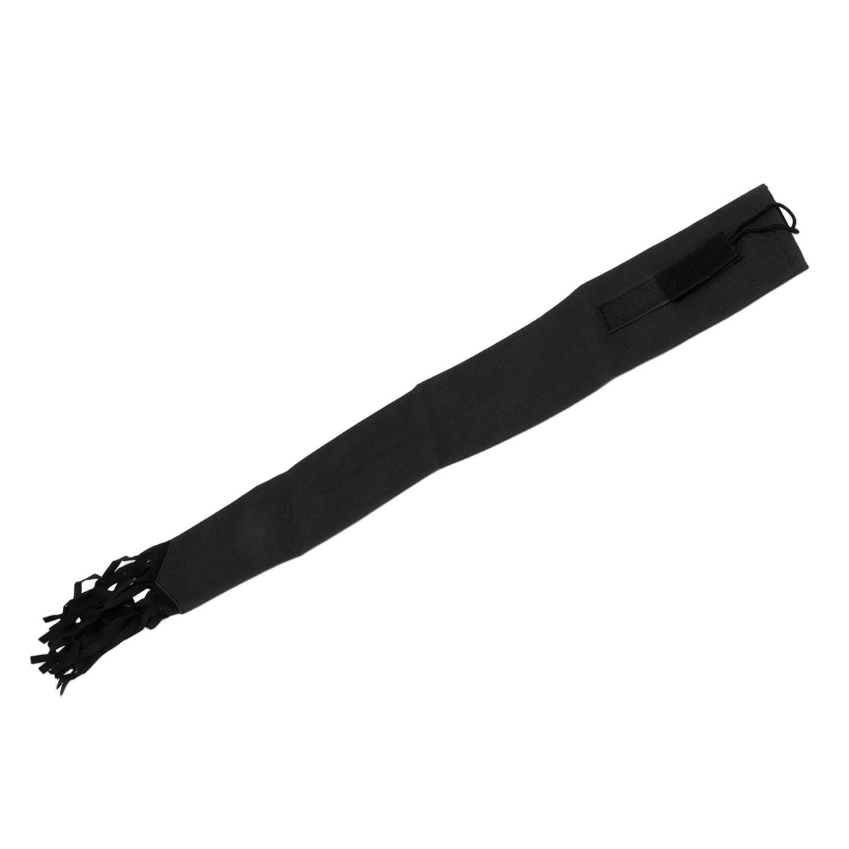 Horse Tail Protection Bag Non Woven Fabric Horsetail Guard with Fringe Hook and Loop Design Black