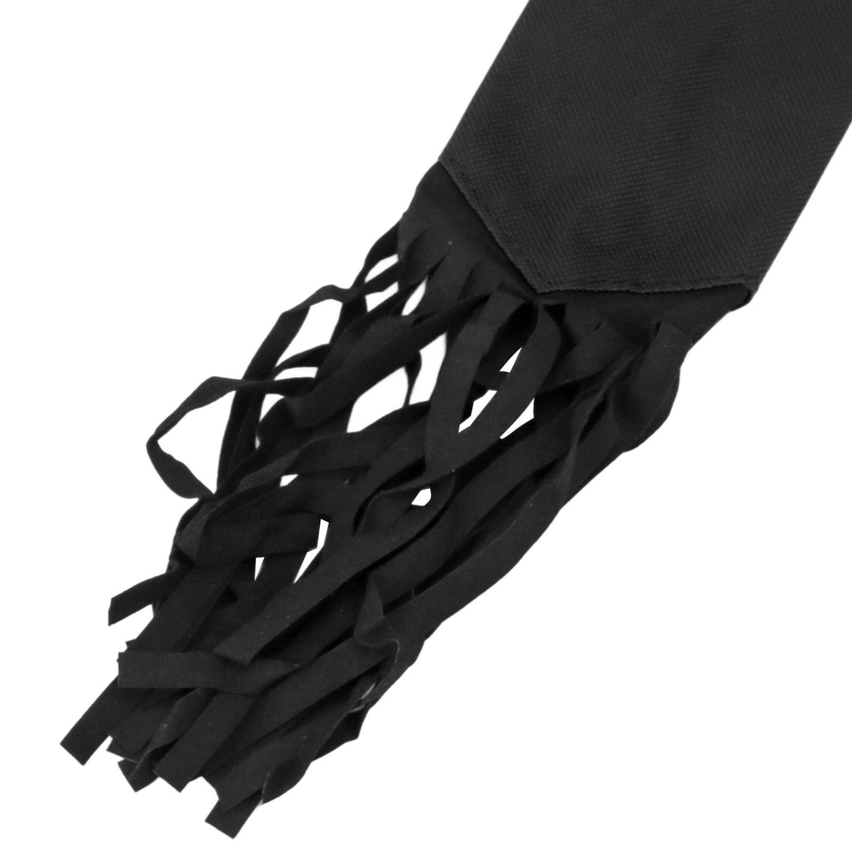 Horse Tail Protection Bag Non Woven Fabric Horsetail Guard with Fringe Hook and Loop Design Black