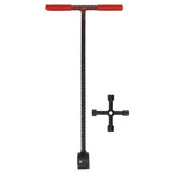 41x20cm Water Meter Key Steel T Handle Curb Key with 4 Way Multi Functional Utilities Key