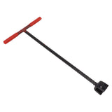 41x20cm Water Meter Key Steel T Handle Curb Key with 4 Way Multi Functional Utilities Key - Rear View