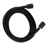 9m High Pressure Washer Hose Car Wash Hose Explosion Proof PVC Rubber Water Cleaning Extension Pipe 2 End M22 Insert 14MM - Side View
